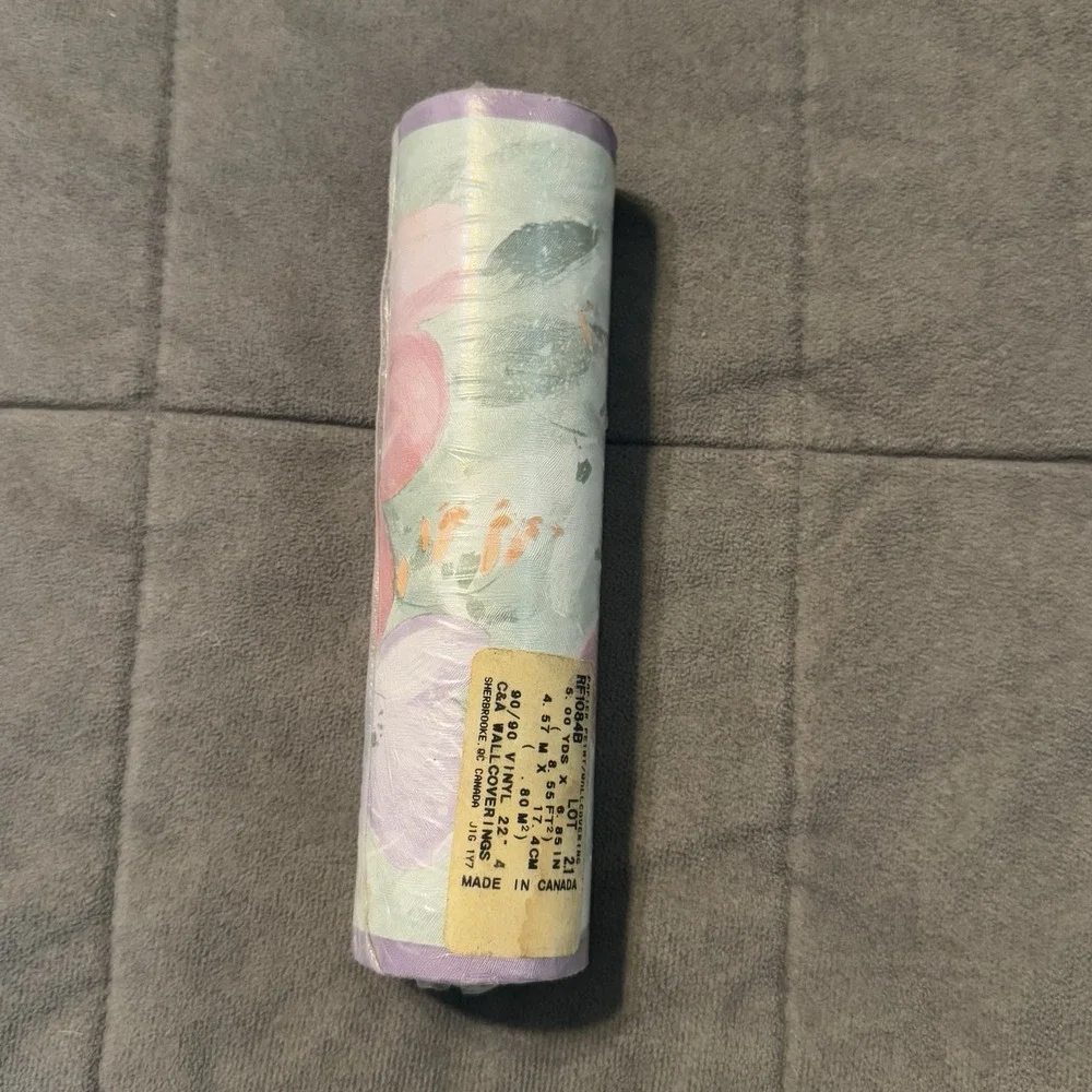 Vintage Floral Pastel Wallpaper Border 5 Yards‎ New Granny Core